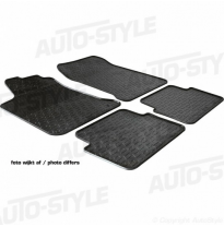 Juego Alfombras Goma Honda Civic Diesel-Engine 2012- (T Profile 4-Pieces + Mounting Clips) Autostyle